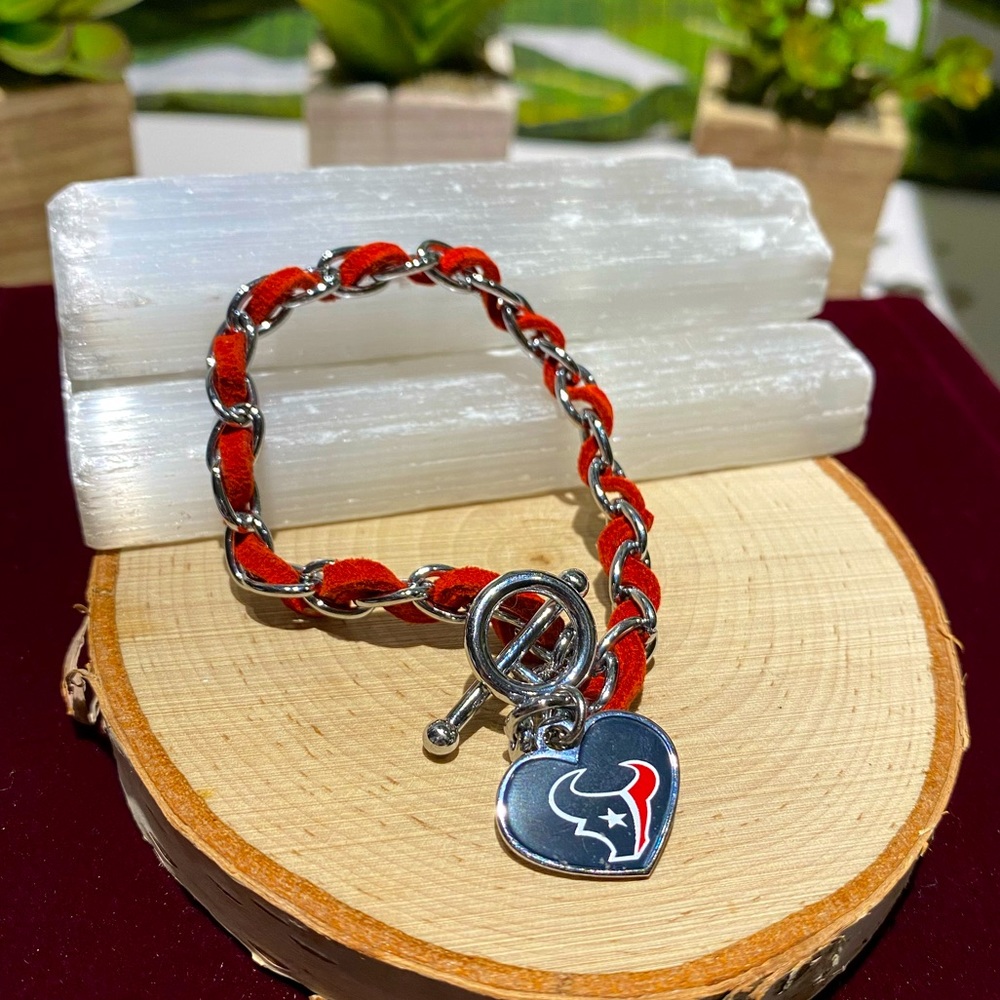 Houston Texans Football Toggle Bracelet ♥️💙